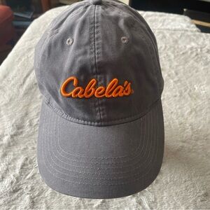 Cabela's Charcoal Hat with Gold Logo